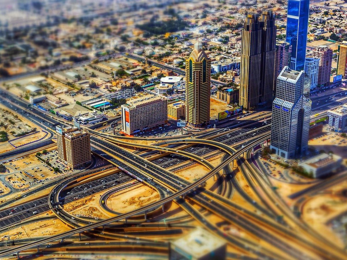 View of Dubai from above