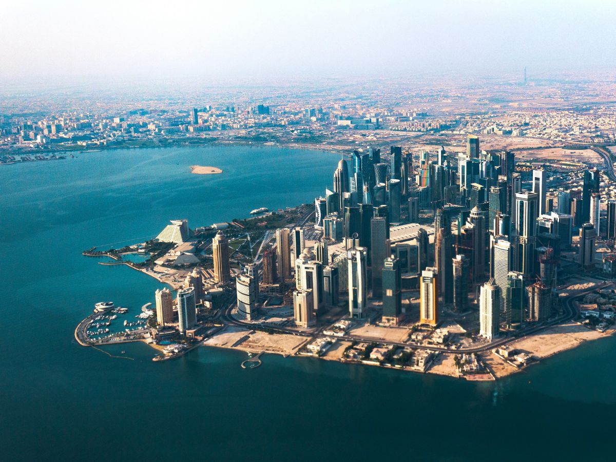 Aerial view of Doha Festival City