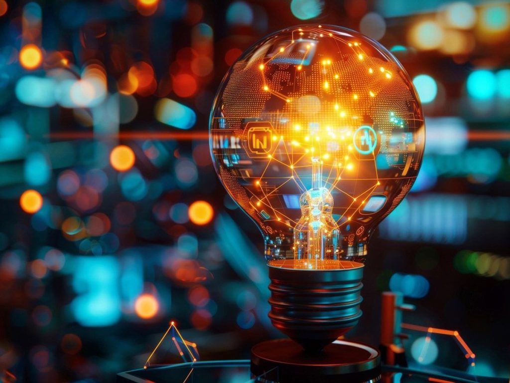 Innovation, ideas, lightbuld