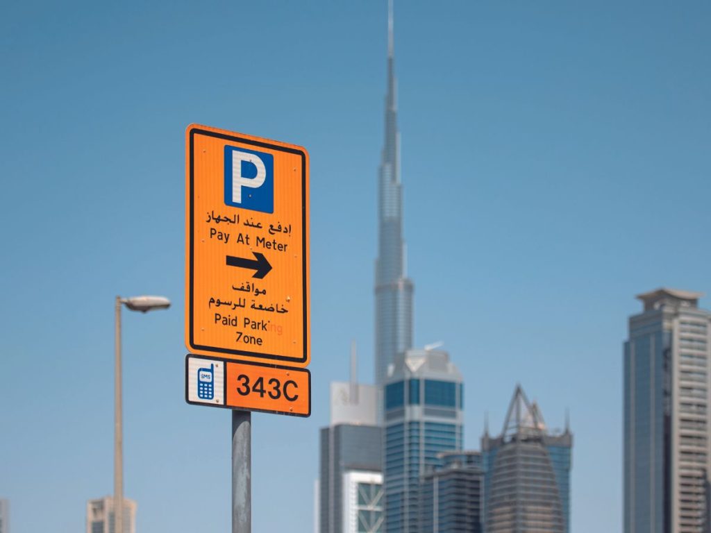 Dubai parking Parkin