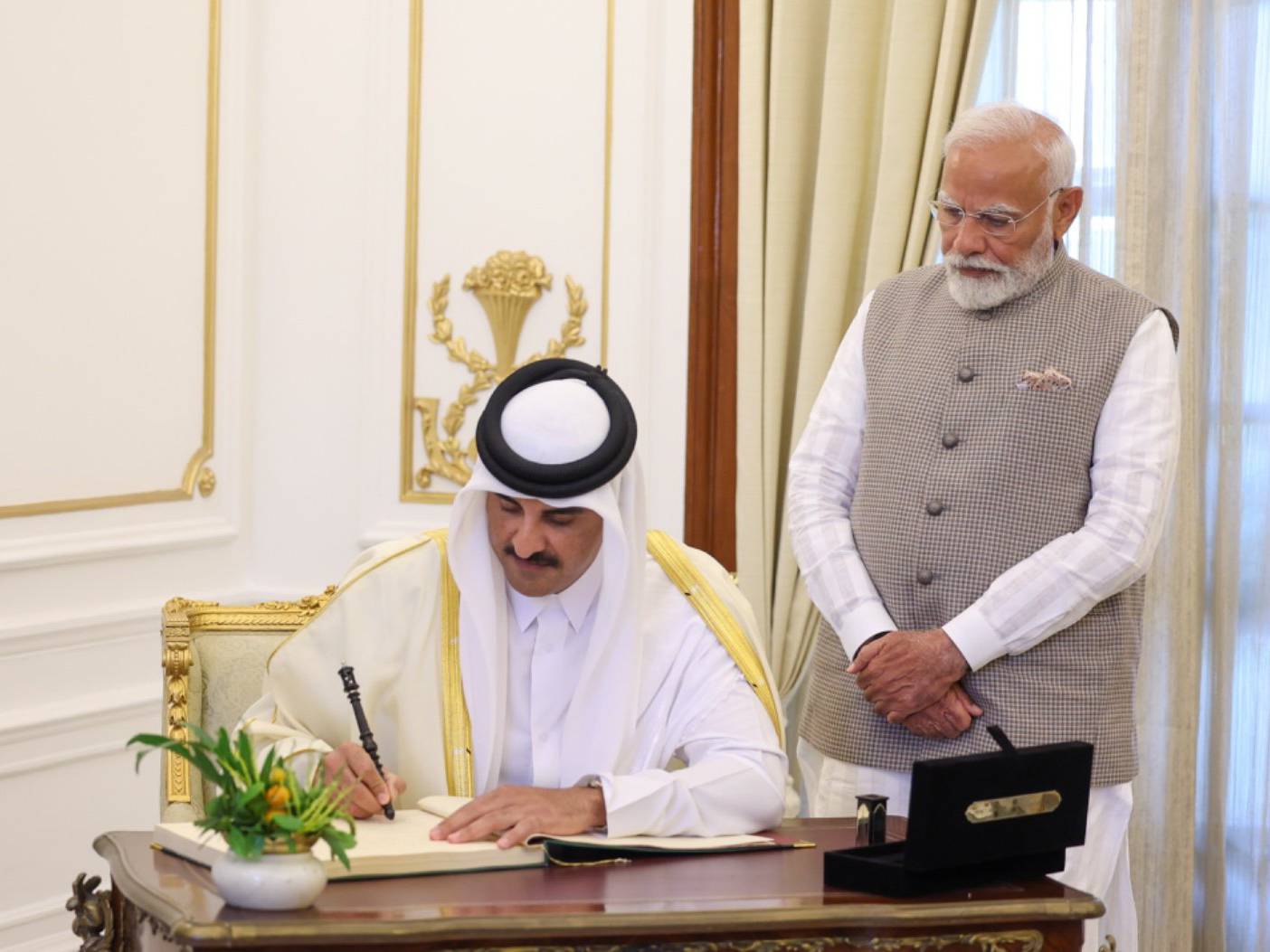 Qatar and India