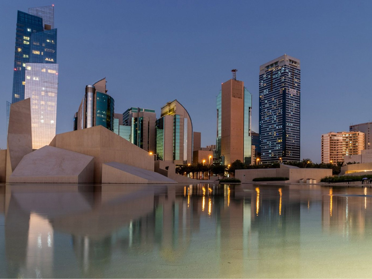 UAE and Bahrain: Abu Dhabi skyline
