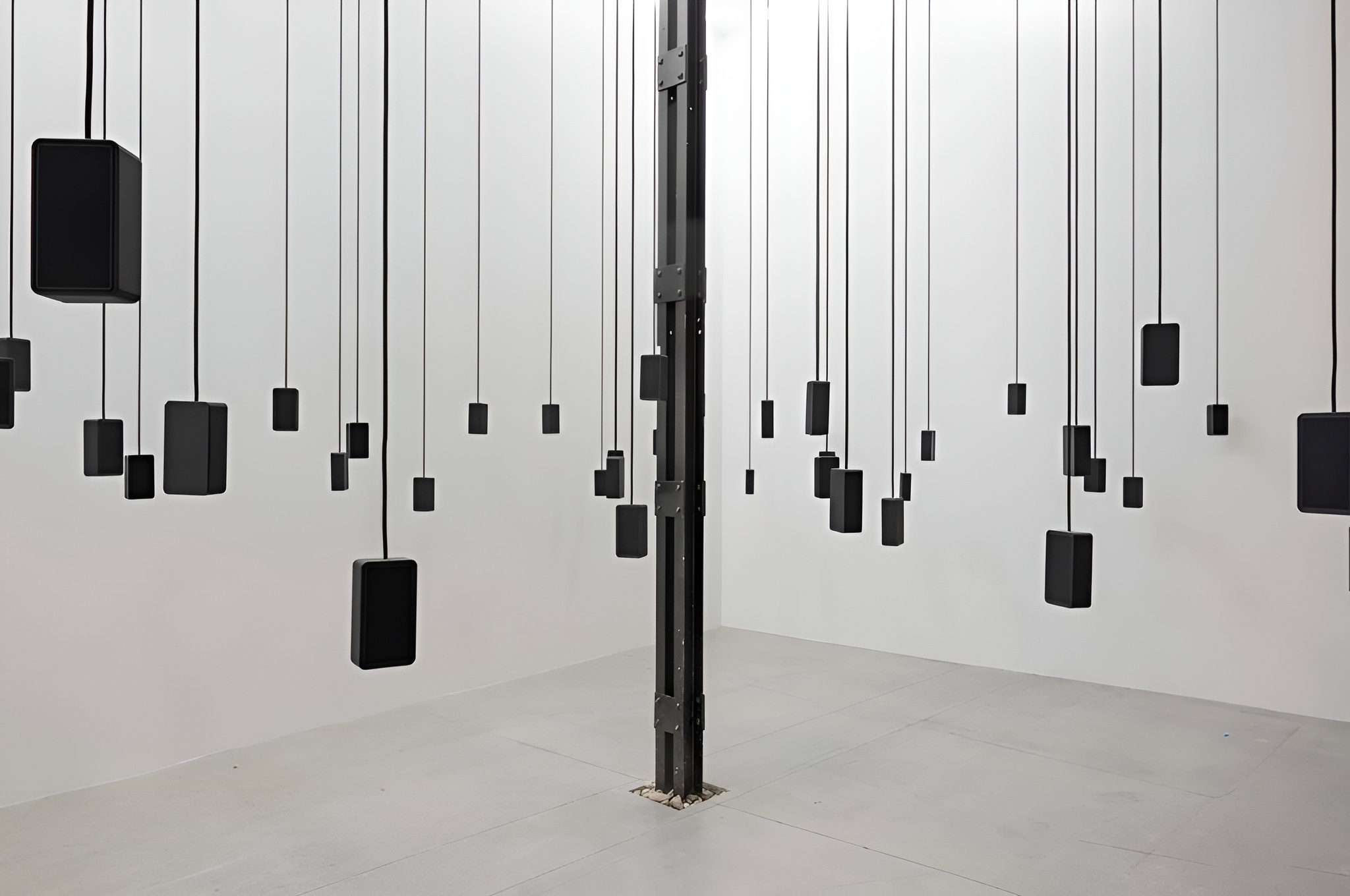 The UAE pavilion’s group exhibition titled Washwasha (“whispering,” in Arabic), conjures the evolving sonic cultural landscapes of the Gulf nation, from its land to its sea. Ismail Noor