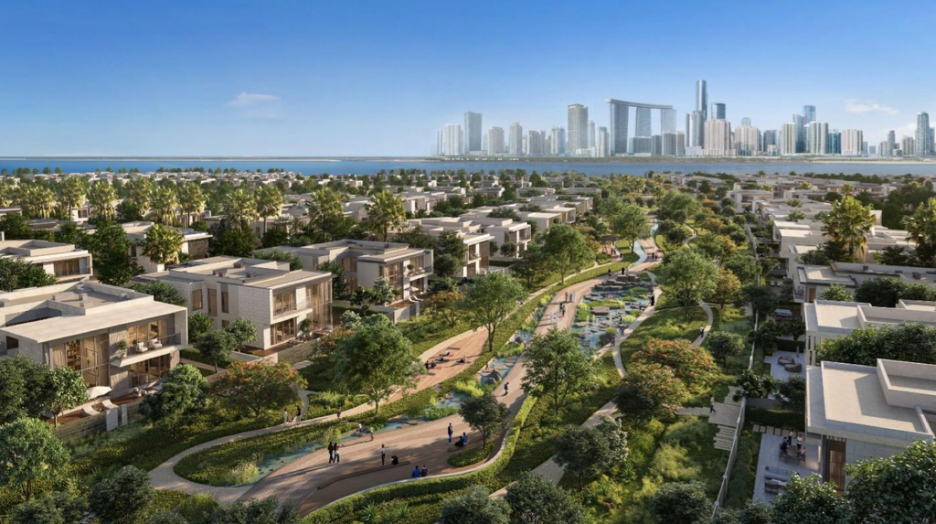 Rendering of Aldar’s Talay residential community in the Marsa Al Saadiyat development, Abu Dhabi